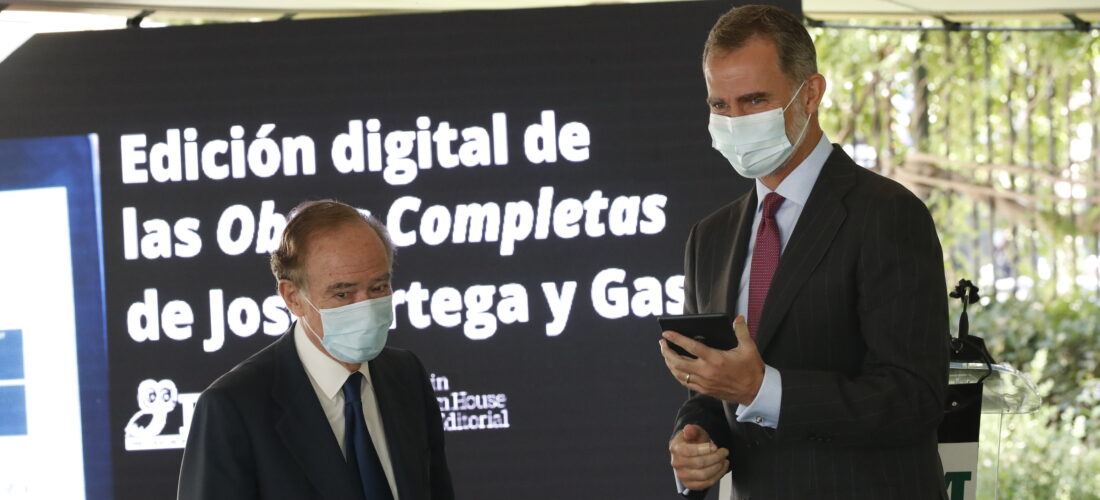 S.M. el Rey preside la presentación de la Edición Digital de las Obras completas de José Ortega y Gasset