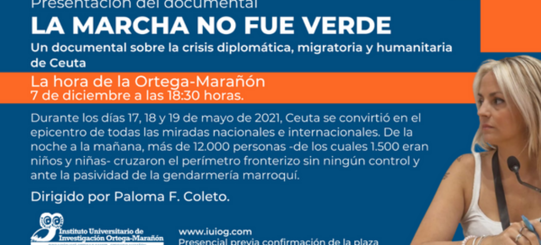 Presentación del documental ‘La marcha no fue verde’, un documental sobre la crisis diplomática, migratoria y humanitaria de Ceuta
